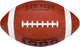 New Port American Football – groß – braun schwarz weiß