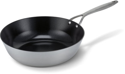 Brabantia Dusk Wok-Pfanne ø 28 cm – 100 % PFAS-frei – Keramik-Antihaftbeschichtung – Induktionsbratpfanne – spülmaschinen- und ofenfest – Grau