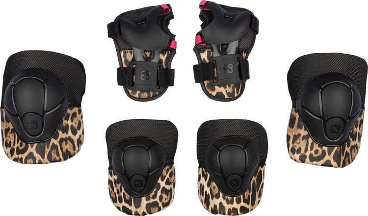 Nijdam Schlittschuh-Schutzset Panther Kinder – Roar Ready – Black Panther – Größe M