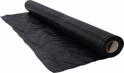 Natur – Bodentuch – 2,1 x 25 m – 100 g m² – Schwarz – Anti-Wurzel-Tuch