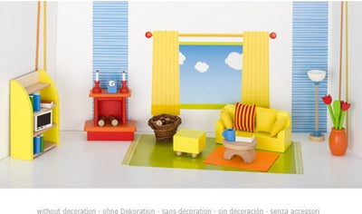 Goki Dollhouse Möbel Wohnzimmer, 24dlg.