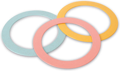 Bs Toys Jonglierringe - Set mit 3 Ringen - Jonglieren - Aktivspielzeug - Biokunststoff - geeignet ab 8 Jahren