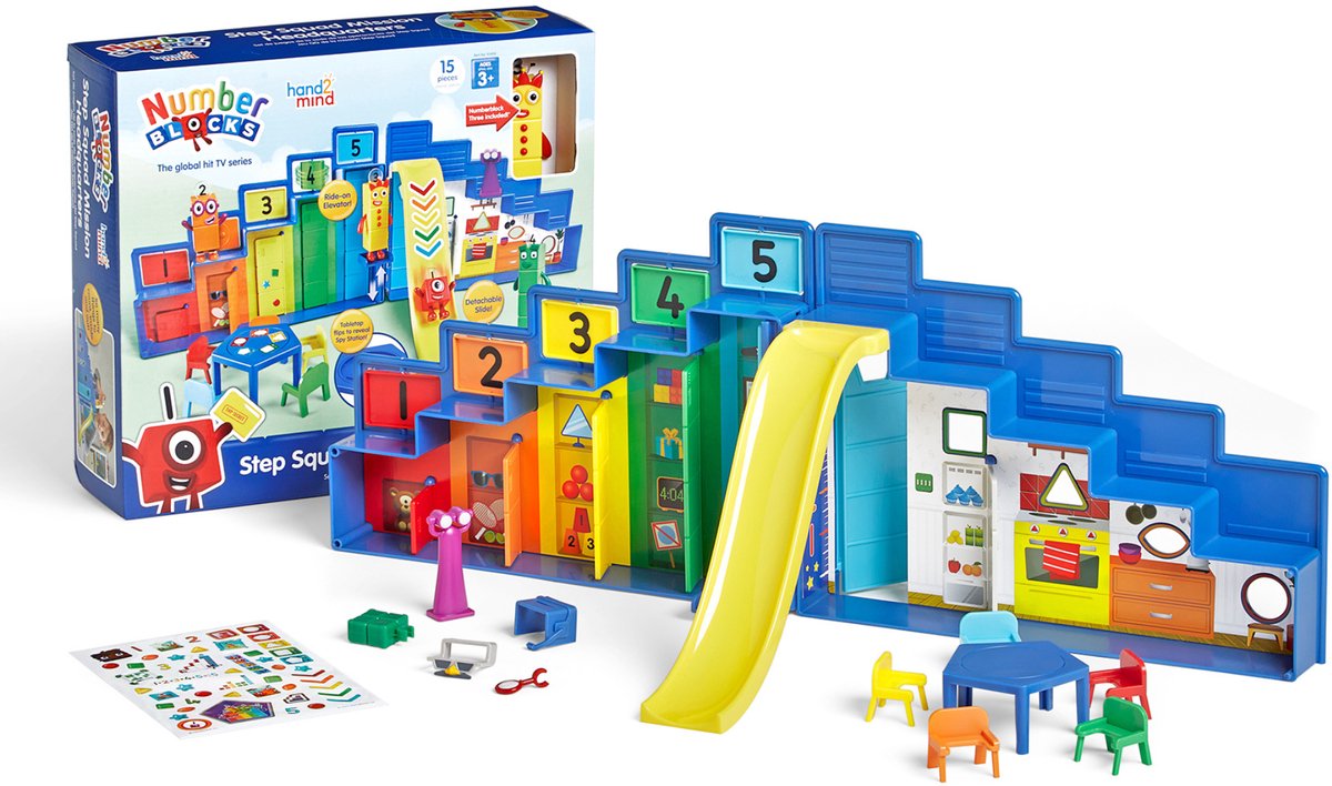 Lernressourcen Numberblocks® Step Squad Mission Hauptquartier – 3+
