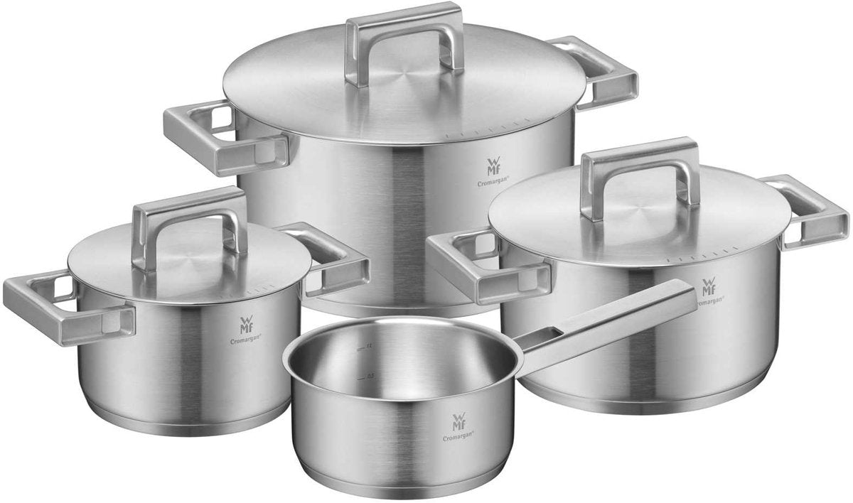WMF Ultimate Cool - Pfannenset - 4-teilig - induktionsgeeignet - Edelstahl - Cool-Touch-Griffe