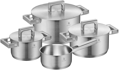 WMF Ultimate Cool - Pfannenset - 4-teilig - induktionsgeeignet - Edelstahl - Cool-Touch-Griffe