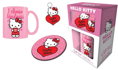 Hello Kitty (mein Herz) Geschenkset Unisex-Fanpaket – mehrfarbig – Standard