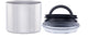 Planetendesign – Luftlandschaft – Kaffeebohnen – Vorratsdosen – Vakuum – Kaffee – Stahl – gebürsteter Stahl – 250 Gramm