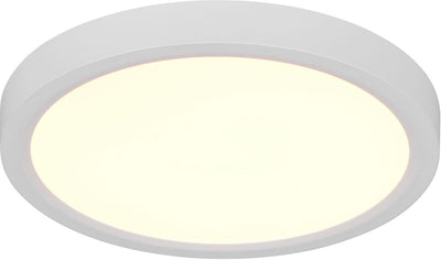 Rl lebe deine Lichtrealität Draco - Deckenleuchte - weiß matt - inkl. 1x SMD 18W - dimmbar mit Schalter - Wand- und Deckenmontage - Memory-Funktion über den Wandschalter - einfache Montage - Dip-Schalter