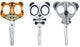 Vaessen creative • Kinderscheren-Set Tiger Koala Panda 3-tlg.