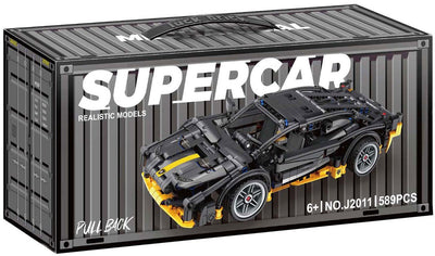 Bausteine-Set Rückziehsportwagen - 589tlg.
