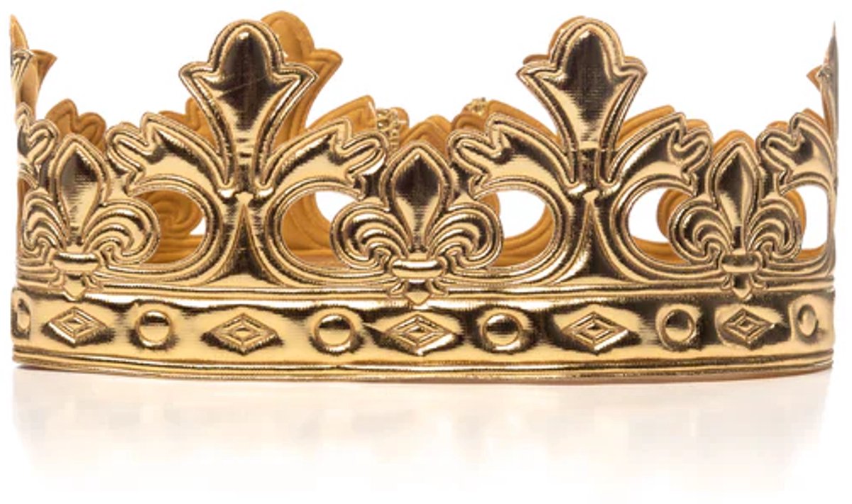 Kleine Abenteuer - Prinzenkrone Gold - Weiche Kinderkrone