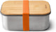 Schwarzer Blum Black+Blum Edelstahl-Brotkasten – 1,25 Liter – Orange