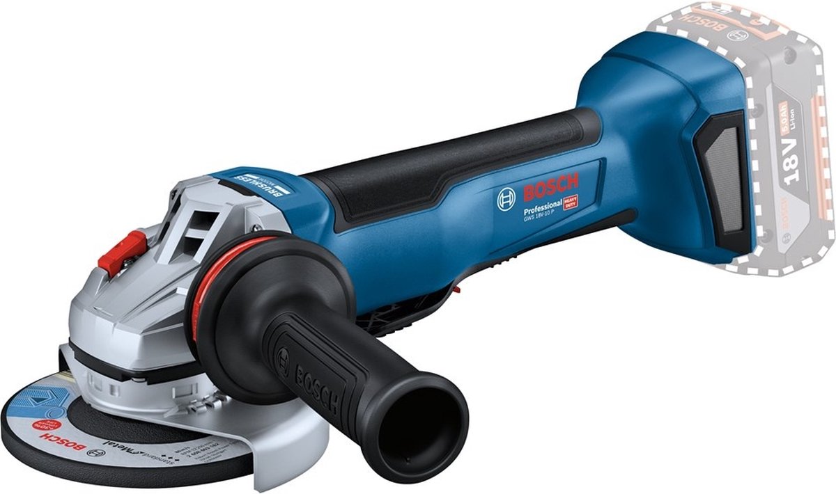 Bosch Blue GWS 18V-10 P Akku-Winkelschleifer | 125mm | im Karton - 06019j4100