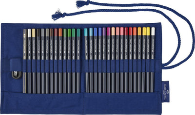Faber Castell Faber Castell FC-114752 Roller mit 27 Goldfaber-Bleistiften, 1 Bleistift schärfer und 1 Goldfaber Bleistift 4b