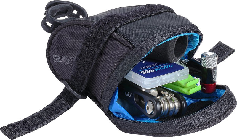 BBB Cycling Satteltasche Rennrad Mountainbike inklusive CO2-Pumpe und Werkzeug – 0,79 Liter – Fahrrad-Werkzeugset – Multitool Fahrrad – Kombi-Set Speedpack CO2 BSB-58