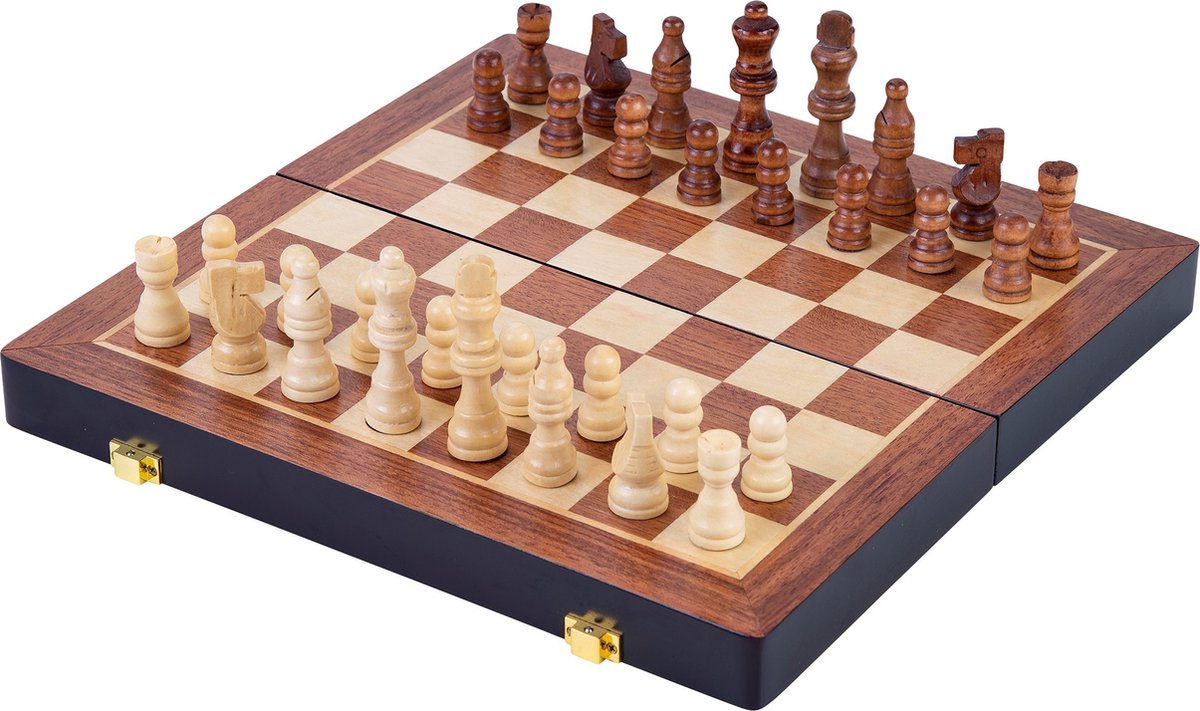 Schachspiel Holz faltete Ascheholz