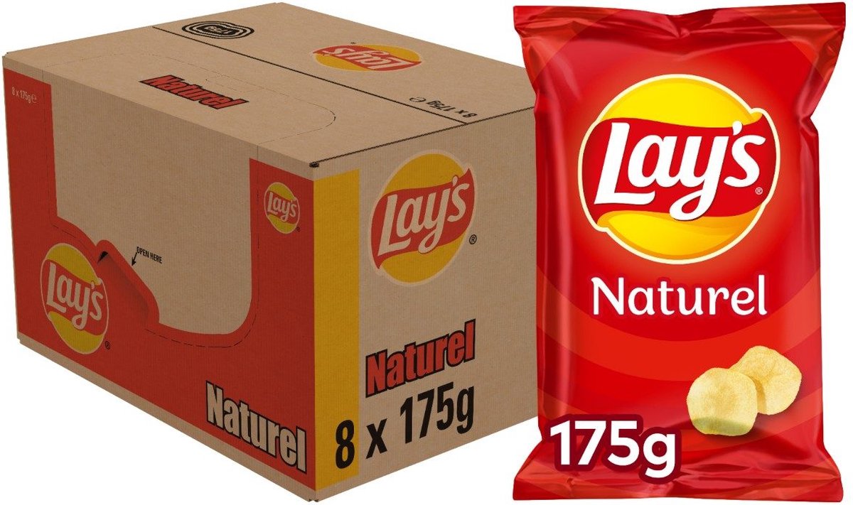 Lay's Chips natur (8x 175gr)