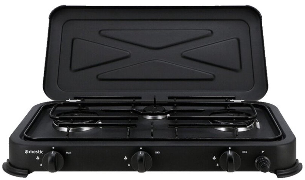 Mestic Herd mgc-300 – 3 Brenner – 2 x 2200 W, 1 x 850 W – maximale Leistung: 5250 W – Campingkocher