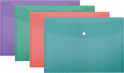 Esselte Colour'breeze A4-Projektmappe – transparente Kunststoffmappe zur Aufbewahrung von Papieren – sortiert