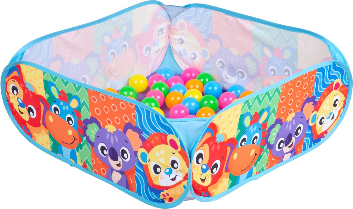 Playgro Adventure Bällebad – Bällebad Baby – Babyspielzeug – Kinderspielzeug – Bällebad – Bällebad für Kinder – Spielmatte Baby – interaktives Babyspielzeug – Baby-Fitnessstudio – inklusive 30 Bällen