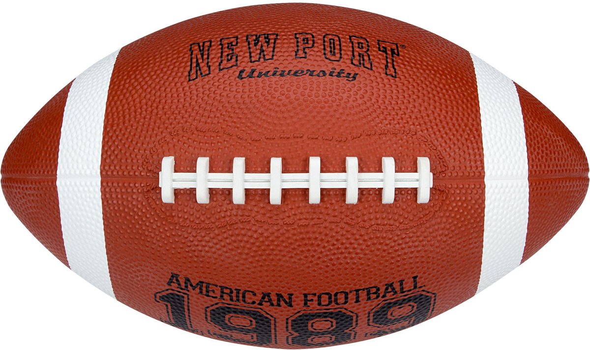 New Port American Football – mittel – braun – Gummi-Butyl – ca. 26 cm