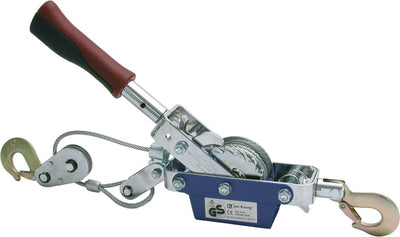 Carpoint Handwinde mit Kabel tragbar 800 kg Chrom