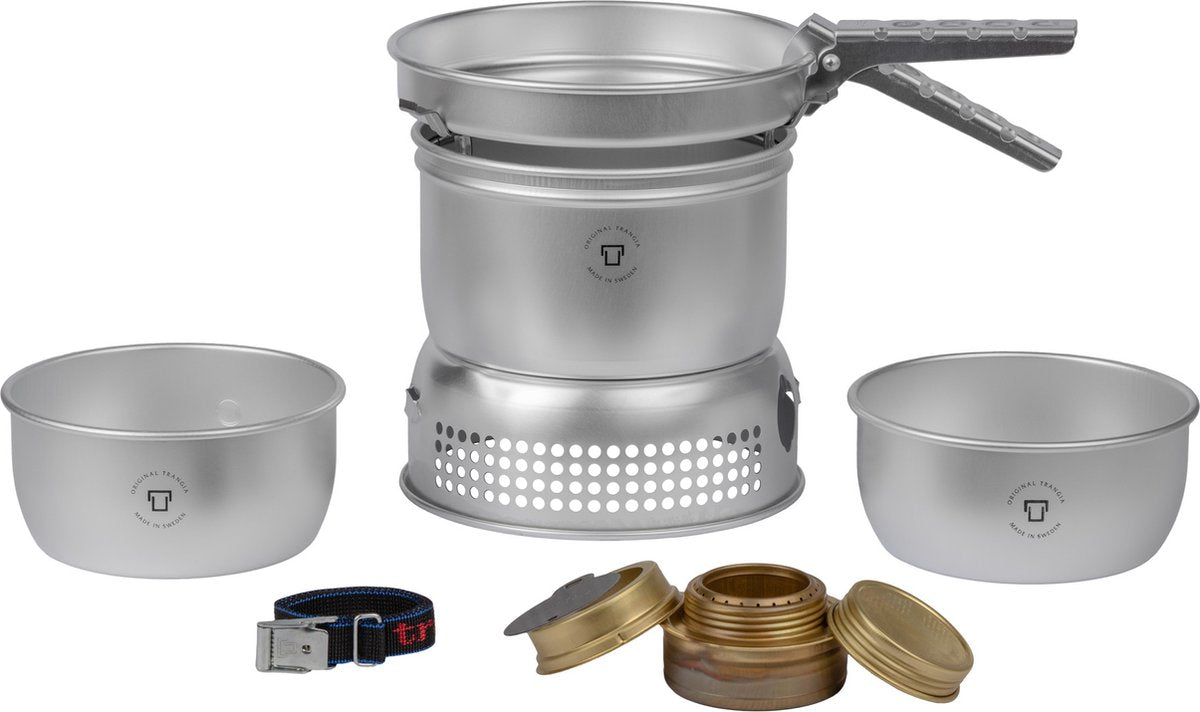 Trangia Stove 27-1 ul Ultraleichtes Spirit Camping-Kochset 18,5 x 10 cm