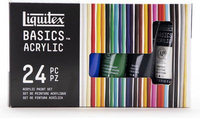 Liquitex Basics Acrylfarben-Bestseller-Set – 24 Tuben à 22 ml