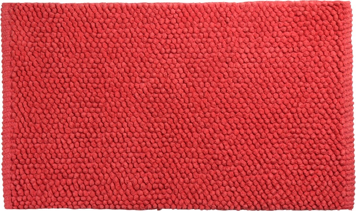 Differnz Popcorn Badematte 50x80cm Koralle