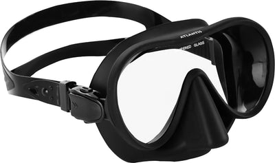 Atlantis Panama - Schwimmbrille - Taucherbrille - Schnorchelmaske - Erwachsene - Schwarz