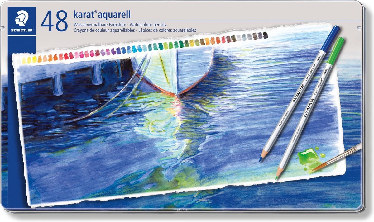 Staedtler Karat Aquarell Buntstift - Set 48-tlg