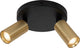 Lucide Ritmo - Deckenstrahler (Deckenleuchte) - ø 15 cm - 2xGU10 (MR11) - mattgoldenes Messing