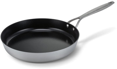 Brabantia Dusk Bratpfanne ø 28 cm – 100 % PFAS-frei – Keramik-Antihaftbeschichtung – Induktionsbratpfanne – spülmaschinen- und ofenfest – Grau