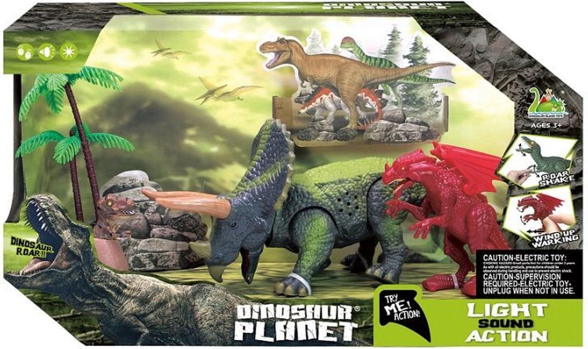 Amuuso Dinosaurier-Spielset.