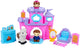 Eddy Toys Burgspielset 10-teilig – Rosa Burg mit Figuren und Zubehör – Spielset mit Pferd und Möbeln – Burgspielzeug für Kinder