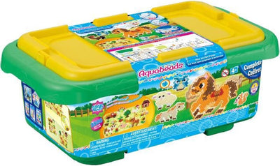 Aquabeads Day on the Farm Box – komplettes Set mit 3500 Perlen in 35 Farben