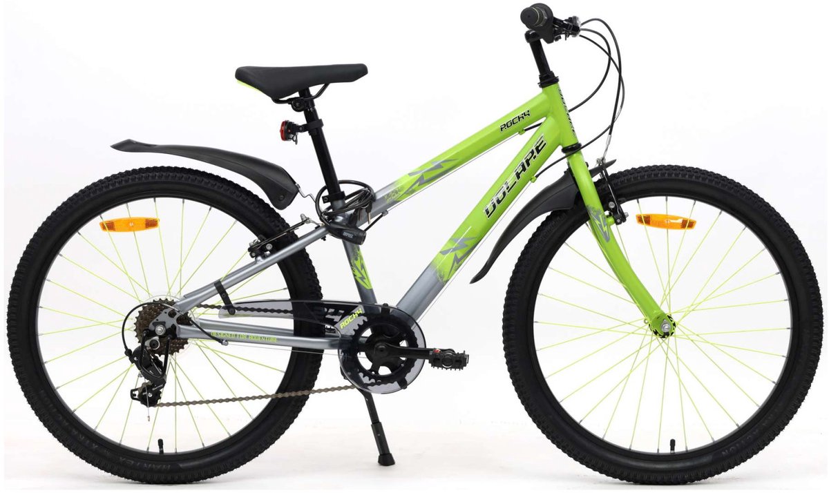 Volare Rocky Children's Bicycle 24 Zoll grün 7 Geschwindigkeit