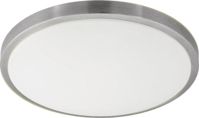 Eglo competa 1 - Wand-Deckenleuchte - 1 Licht - ø 430 mm. - Weiß, Nickel matt