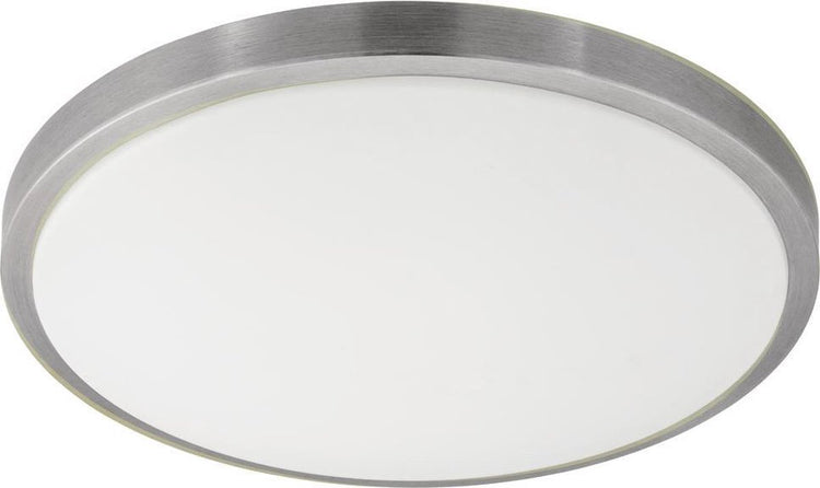 Eglo competa 1 - Wand-Deckenleuchte - 1 Licht - ø 430 mm. - Weiß, Nickel matt