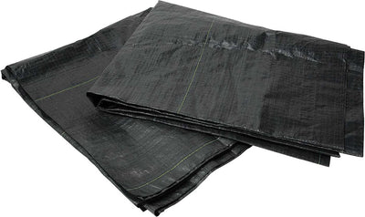 Bo-Camp - Bodentuch - Öko - Schwarz - 3x2 Meter
