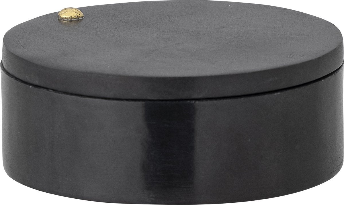 Bloomingville – Manja-Topf mit Deckel – Schwarz – Speckstein