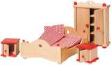 Goki Dollhouse Möbel Schlafzimmer - afbeelding 1