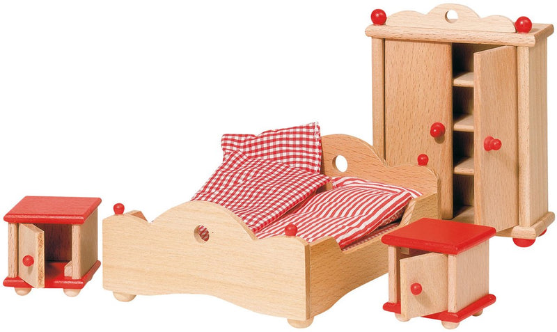 Goki Dollhouse Möbel Schlafzimmer
