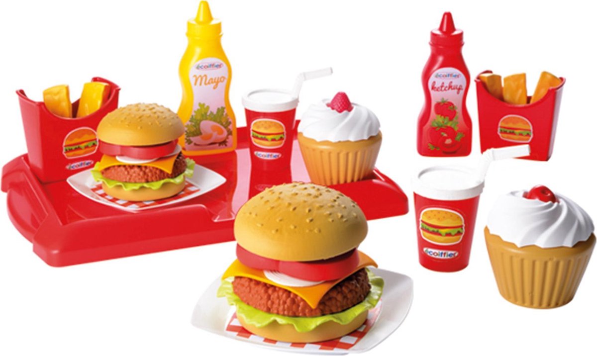 Ecoiffier 100% Chefkoch Hamburgers setzte 25DLG.