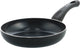 Kochstar Essenz schwarze Keramik-Bratpfanne – 24 cm – PFAS-frei – Induktionsbratpfanne – Induktionspfanne – Keramik-Antihaftbeschichtung – Kühlgriff – ofenfest bis 130 °C – Schwarz