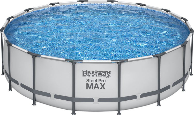Bestway Steel Pro Max rundes oberirdisches Poolset 4,88 m x 1,22 m