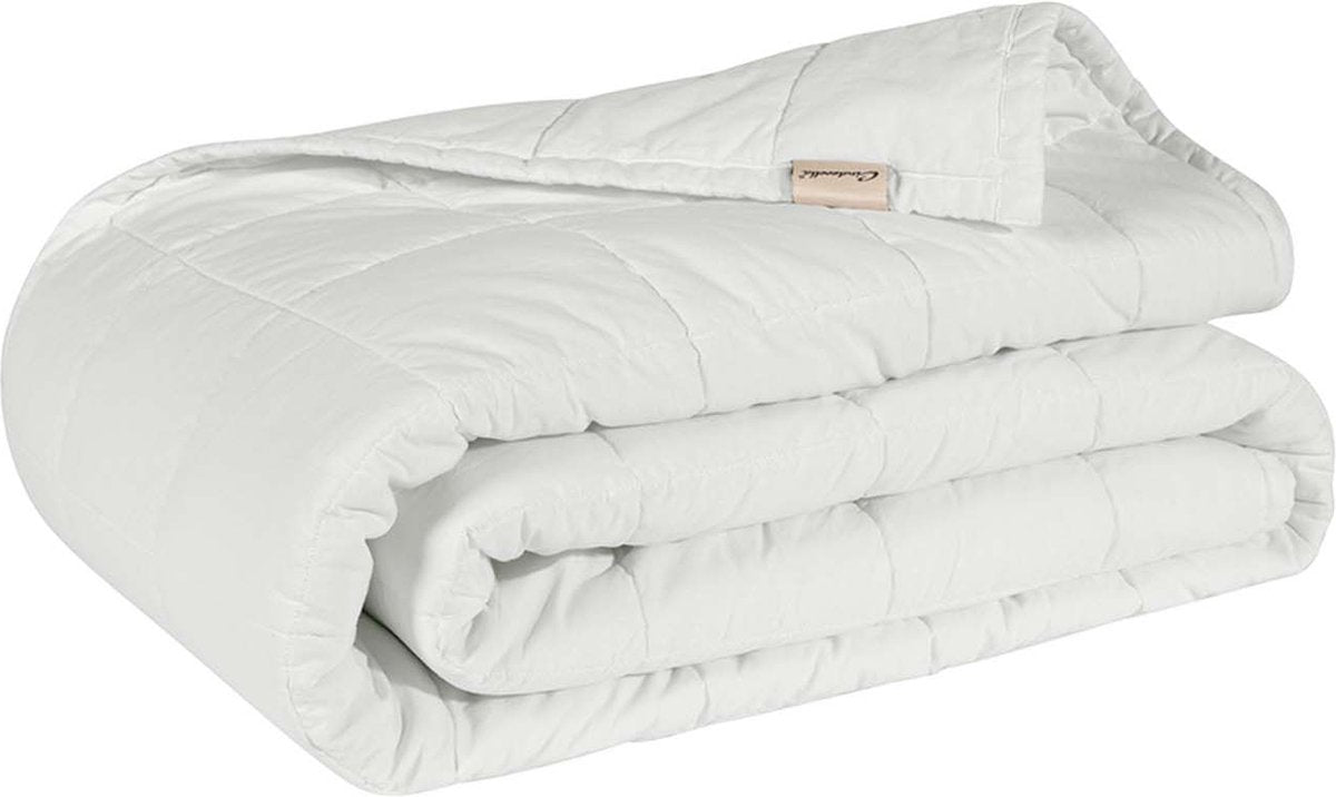 Cinderella-Mond-Tagesdecke – Tagesdecke – 270 x 270 cm – extra weich – weiß