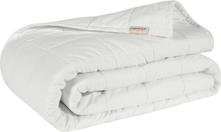 Cinderella-Mond-Tagesdecke – Tagesdecke – 270 x 270 cm – extra weich – weiß