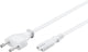 Scanpart c7 Stromkabel 2 Meter – mit Stecker – geeignet für Peripheriegeräte – weiß – universell