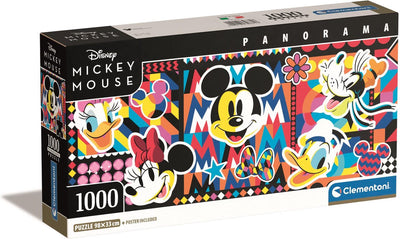 Clementoni – Puzzle – 1000 Teile – Disney-Panorama – 98 x 33 cm – hohe Qualität